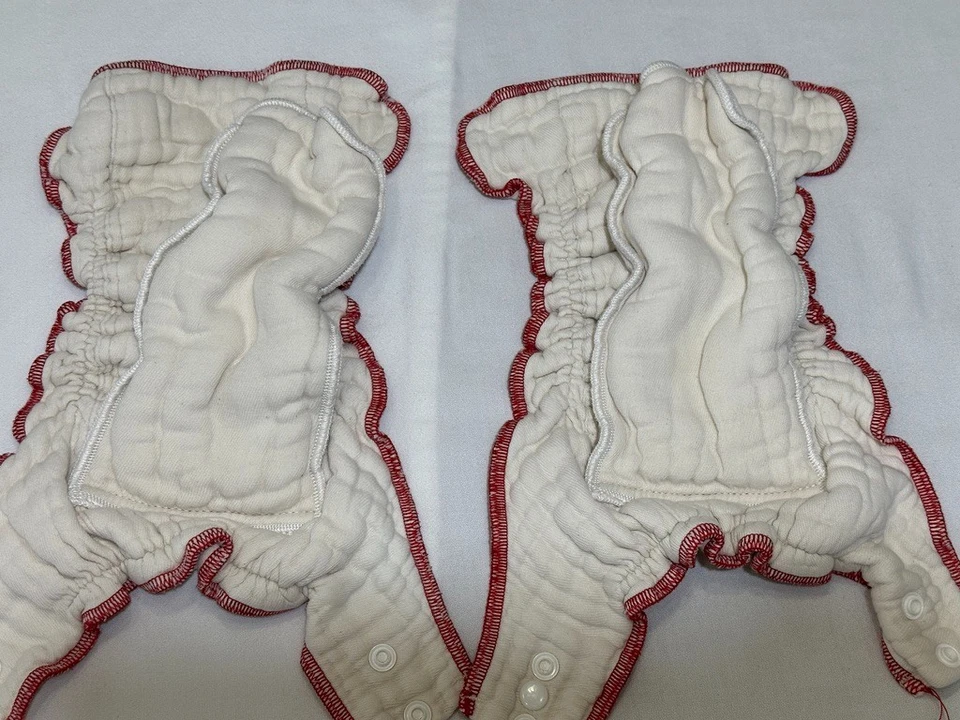 Cloth-eez workhorse Diapers - Medium M RN122620 100% Cotton **READ** - Image 4 of 4