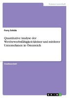Quantitative Analyse Der WettbewerbsfäHigkeit Kleiner Und Mittlerer Unternehmen