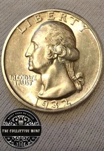 1932~S~Silver Washington Quarter BU~Gradeable~Must Have For Serious Collectors