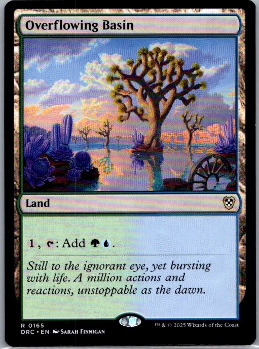 #165 Overflowing Basin Commander: Aetherdrift Rare