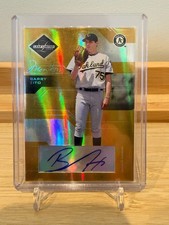 2005 Leaf Limited Monikers Gold Barry Zito 10/25  #88