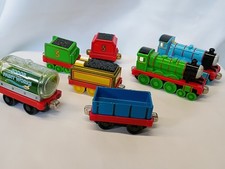 7 Pc Lot Take Along Die Cast Train Gordon  Henry 2002 Learning Curve