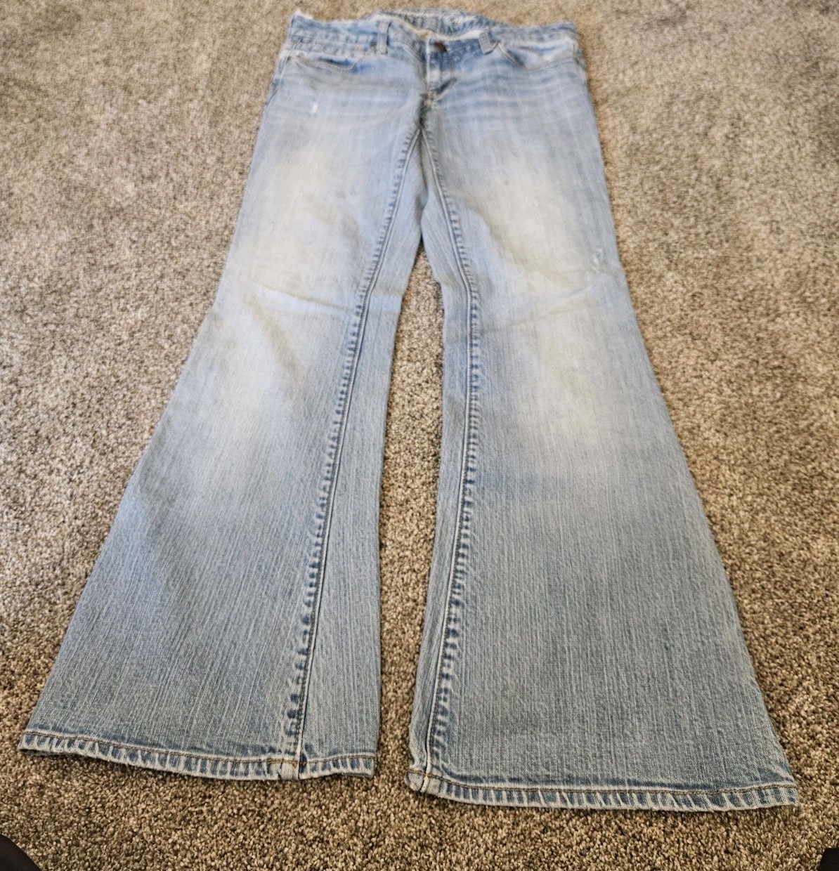 American Eagle Women's Jeans Size 6 Reg Festival Flare Stretch Casual Boho. VTG