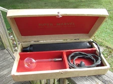 1920s SUPER-MARVEL Violet Ray GENERATOR Quack MEDICAL/Science DEVICE - Works !!!
