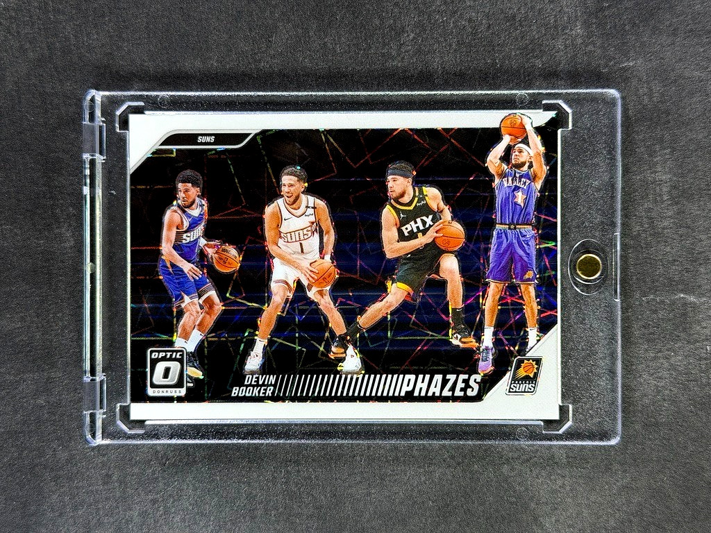 2024-25 Panini Donruss Optic #20 Devin Booker Phazes Lazer Prizm SP Case Hit