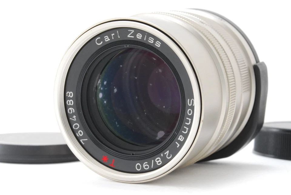 AF works OK [Exc+3] CONTAX Carl Zeiss Sonnar T* 90mm f2.8 Lens G1 G2 From JAPAN - Image 2 of 4