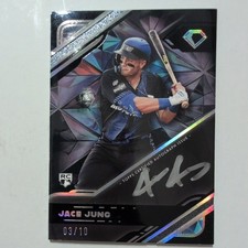 2025 Topps Diamond Icons Jace Jung Black Polychromatic RC Silver Ink Auto 3/10