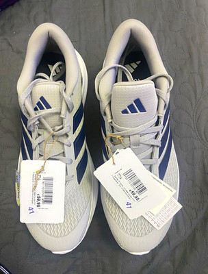 adidas Duramo SL 2.0 Herren Laufschuhe EU 41 Grau/Blau Mesh atmungsaktiv
