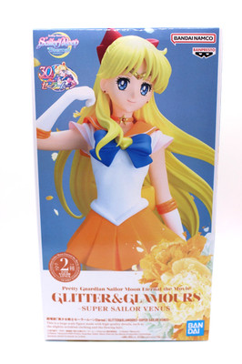 Sailor Moon Eternal Super Sailor Venus Glitter Glamours Figur Authentic Japan