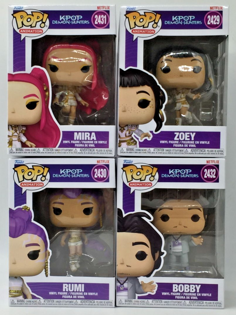 Funko Pop! Kpop Demon Hunters Mira #2431 Rumi #2430 Zoey #2429
