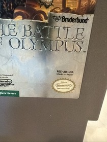 Battle of Olympus NES Box Insert Foam No Manual Tested Authentic