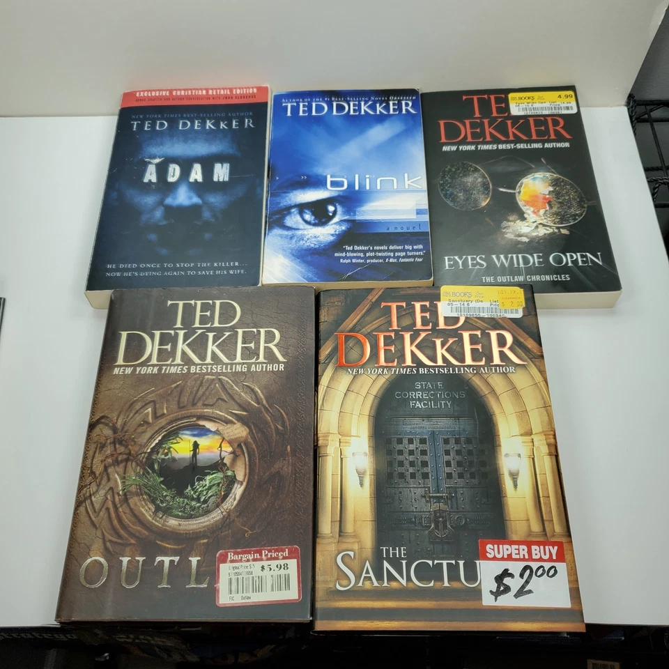 Ted Dekker Lot - 49 Mystic Adam Blink Boneman's Daughter Set HC & PB Foto 4 de 4