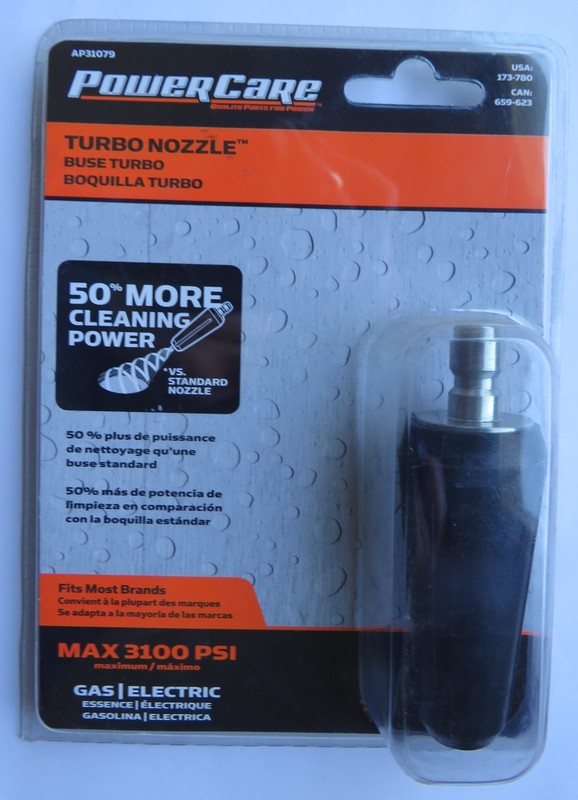 POWER CARE TURBO NOZZLE FOR GAS/ELECTRIC PRESSURE WASHERS AP31079