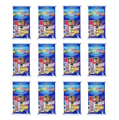 12 x Polaretti Fruit Ice Cream Lollies with Fruit Juice for Freezing 10 x 40 ml