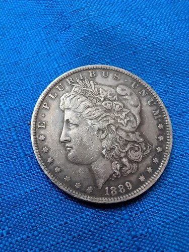 1889 Morgan Silver Dollar No Mint Mark Good Condition Free Shipping