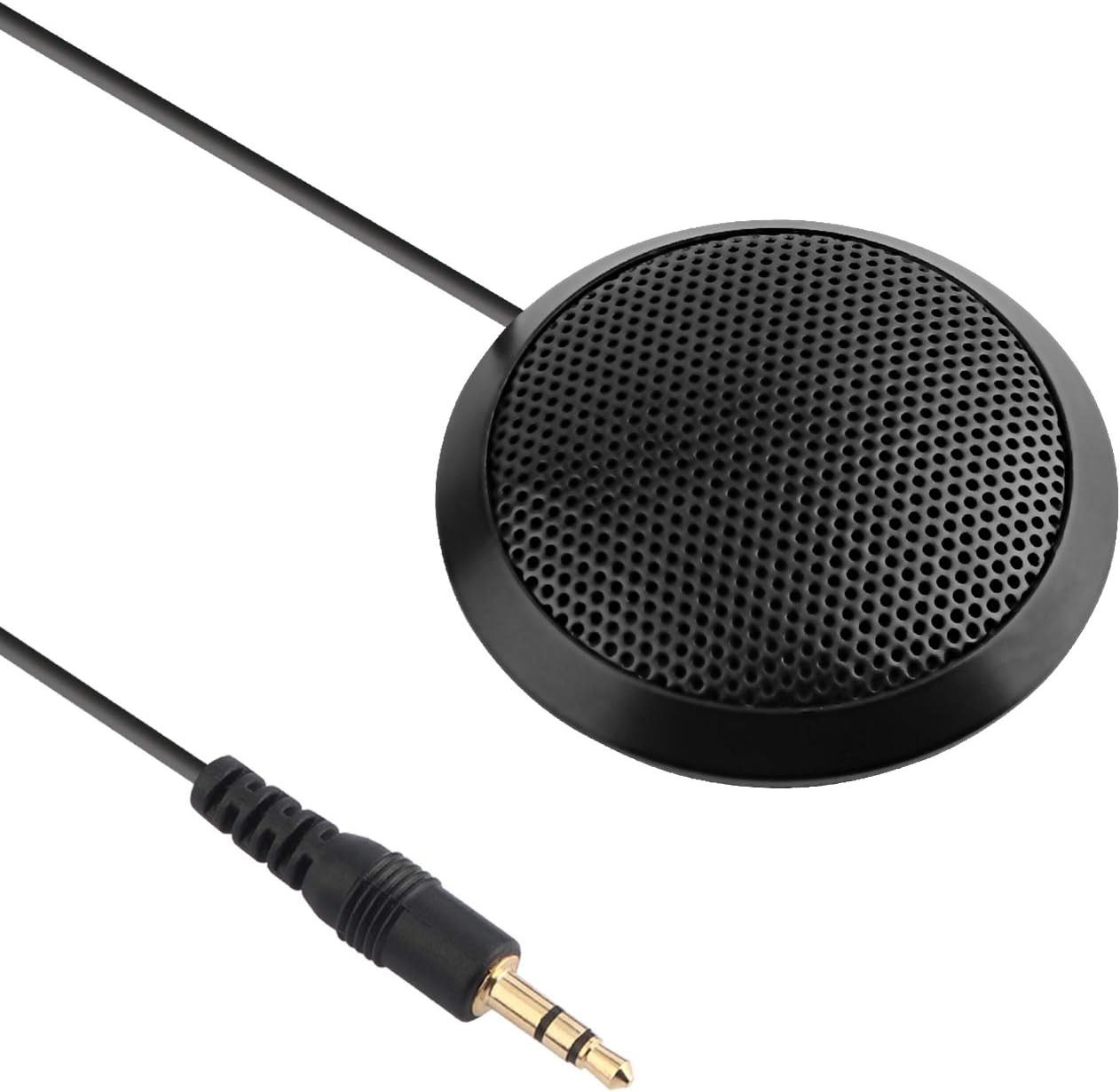 Conference Microphone 3.5mm Desktop Computer Mic for Computer Desktop and Laptop