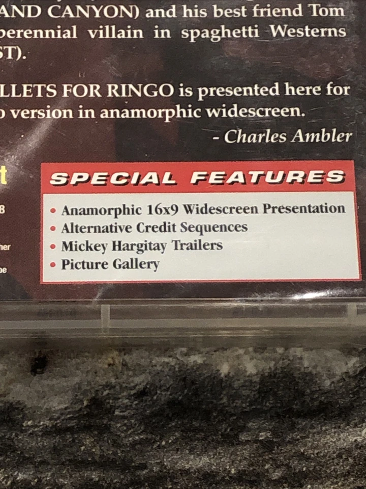 3 Bullets For Ringo Wild East Spaghetti DVD Gordon Mitchell New Sealed - Image 3 of 4