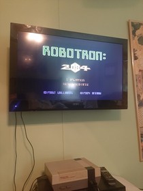 Atari 7800 ROBOTRON 2084 - CIB / Complete - Nice condition - Tested & works!