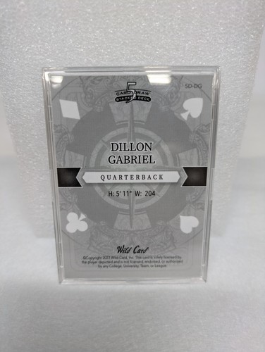 DILLON GABRIEL ACE OF SPADES 5/5 ORANGE 5 CARD DRAW WILD CARD - Bild 3 von 3