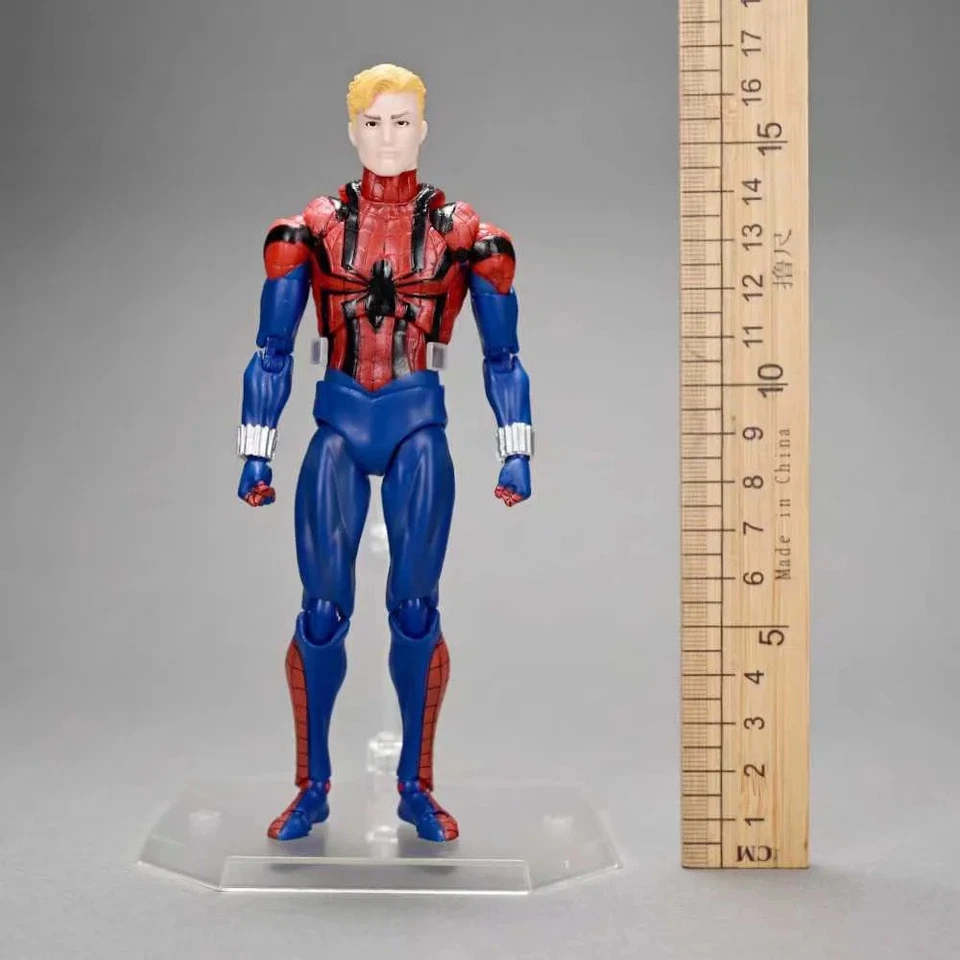 Figura de acción Spider Men MAF-143: Ben Reilly posable modelo coleccionable caja de juguetes Foto 3 de 4