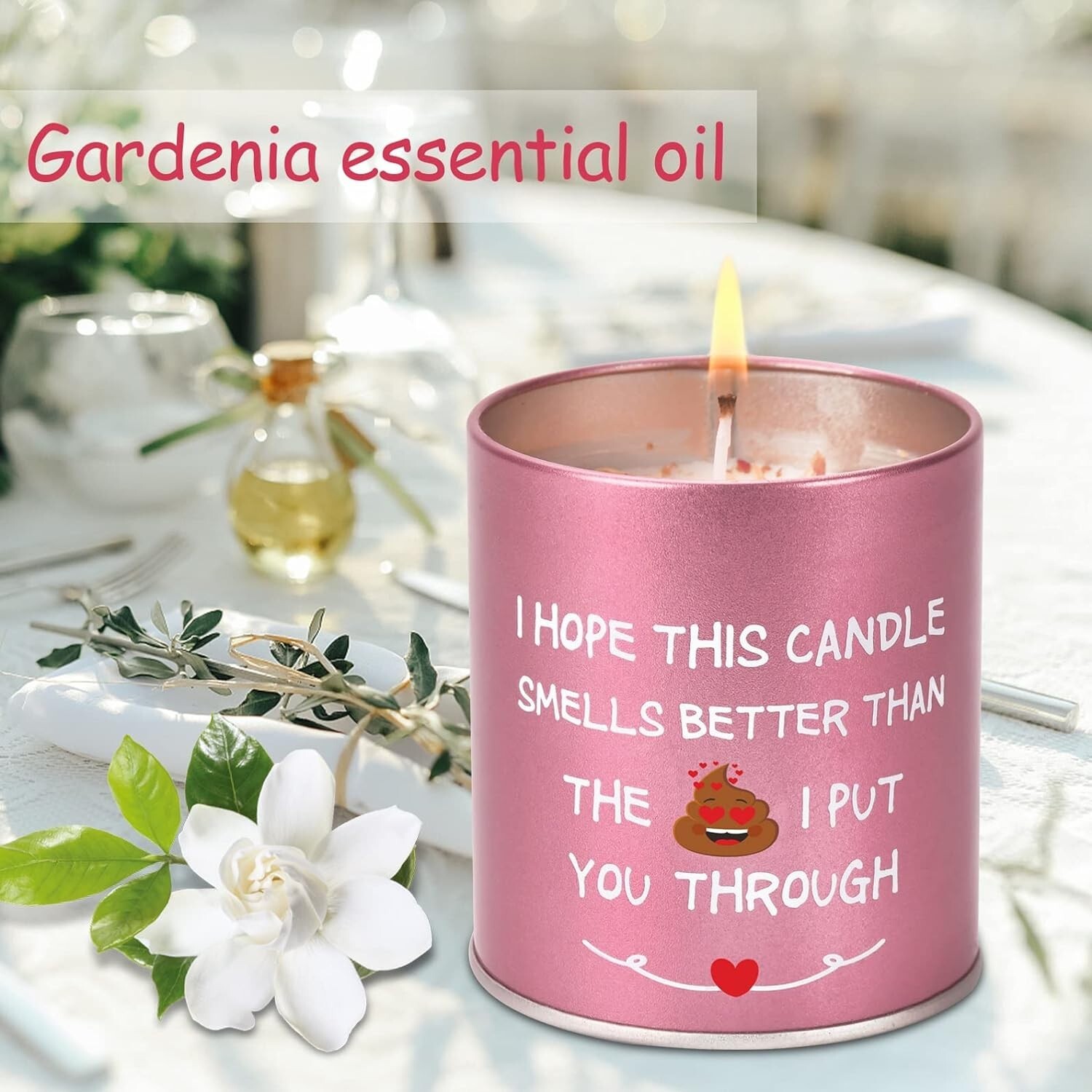 Valentines Day Gift Candles, Wife Romantic Valentine Present For Her I