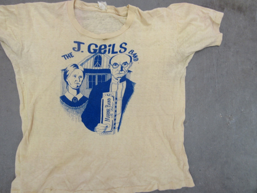 Vintage 1970's T-Shirt - J Geils Band - Large - Very Good Condition - Boston R&R - Picture 3 of 6