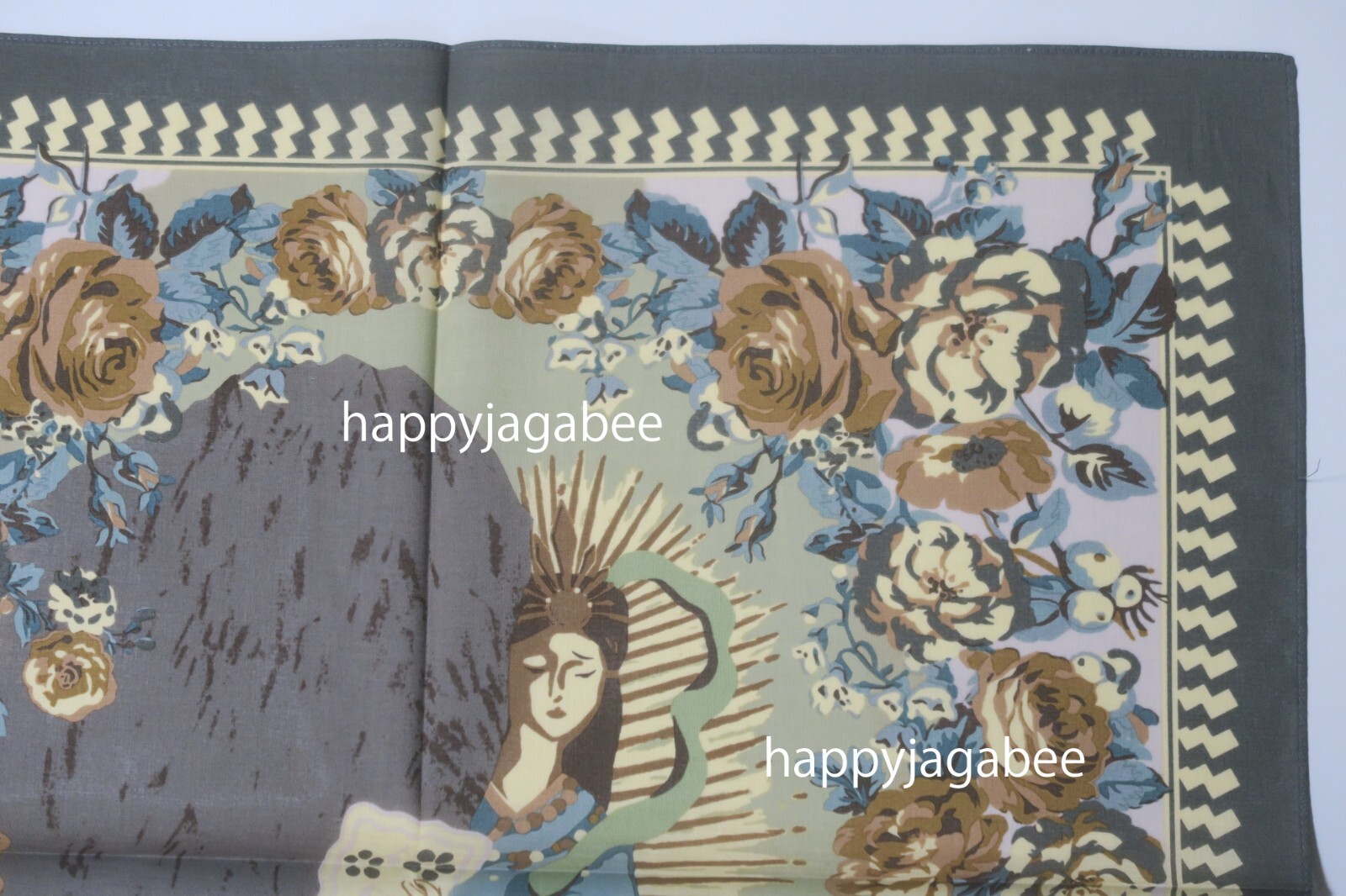 * Kapital Capital Fast Color Bandana " AMATERASU " Olive K2505BA544