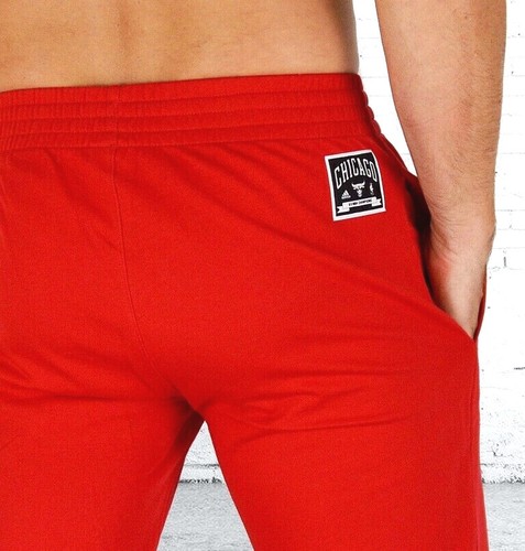 Adidas Chicago Bulls Herren Sweat Shorts Bermuda Hose Basketball Jordan rot s m - Bild 3 von 9