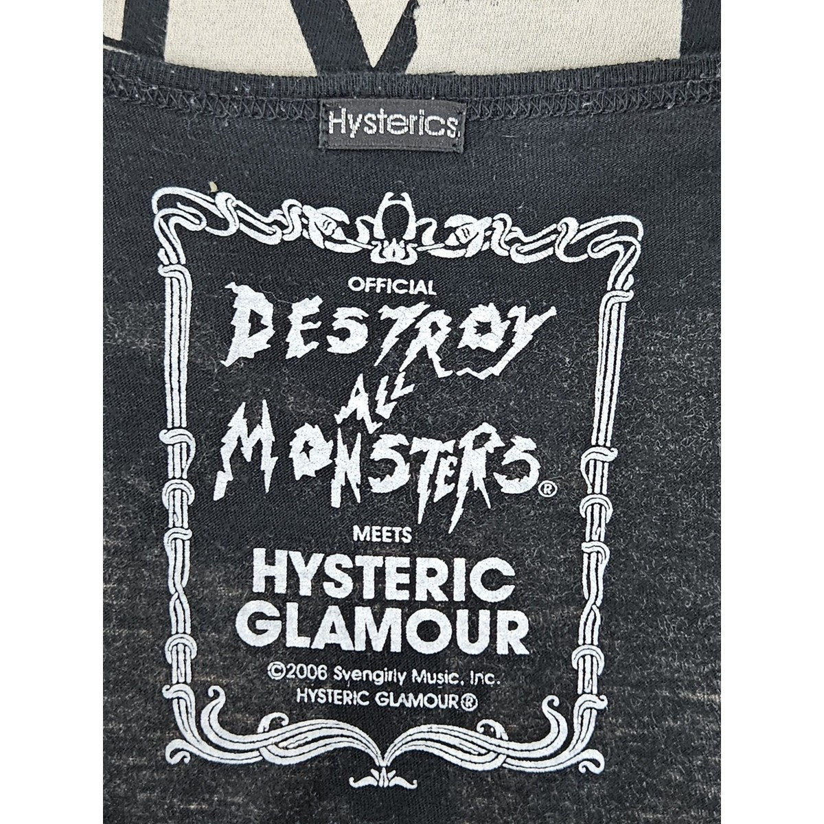 Hysteric Glamour Destroy All Monster shirt | eBay