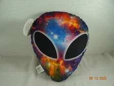 Alien Head Plush Pillow 8" A&A Global Industries NEW NWT