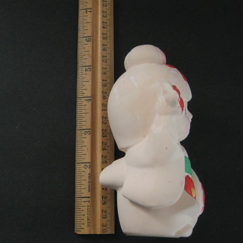Toyo Geisha Kimono Girl Figurine Vintage 5.5in Bisque Vintage Japan 60s 70s - Picture 7 of 9