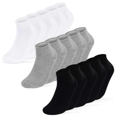 Sportsocken Sneaker Socken Quarter mit Frotteesohle Herren Damen Baumwolle - Bild 1 von 4