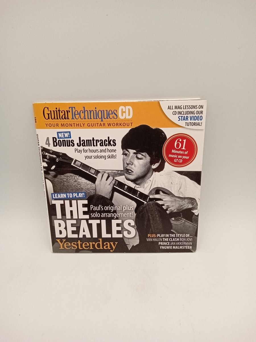 アート・デザイン・音楽 THE BEATLES GUITAR TECHNIQUES GUITAR TECHNIQUES CD-ROM August 2011 #194 The Beatles Used