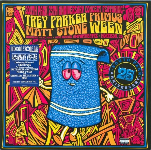 South Park The 25th Anniversary Concert Vinyl Towelie Blue /9500 RSD 2024 NEW Foto 4 de 4