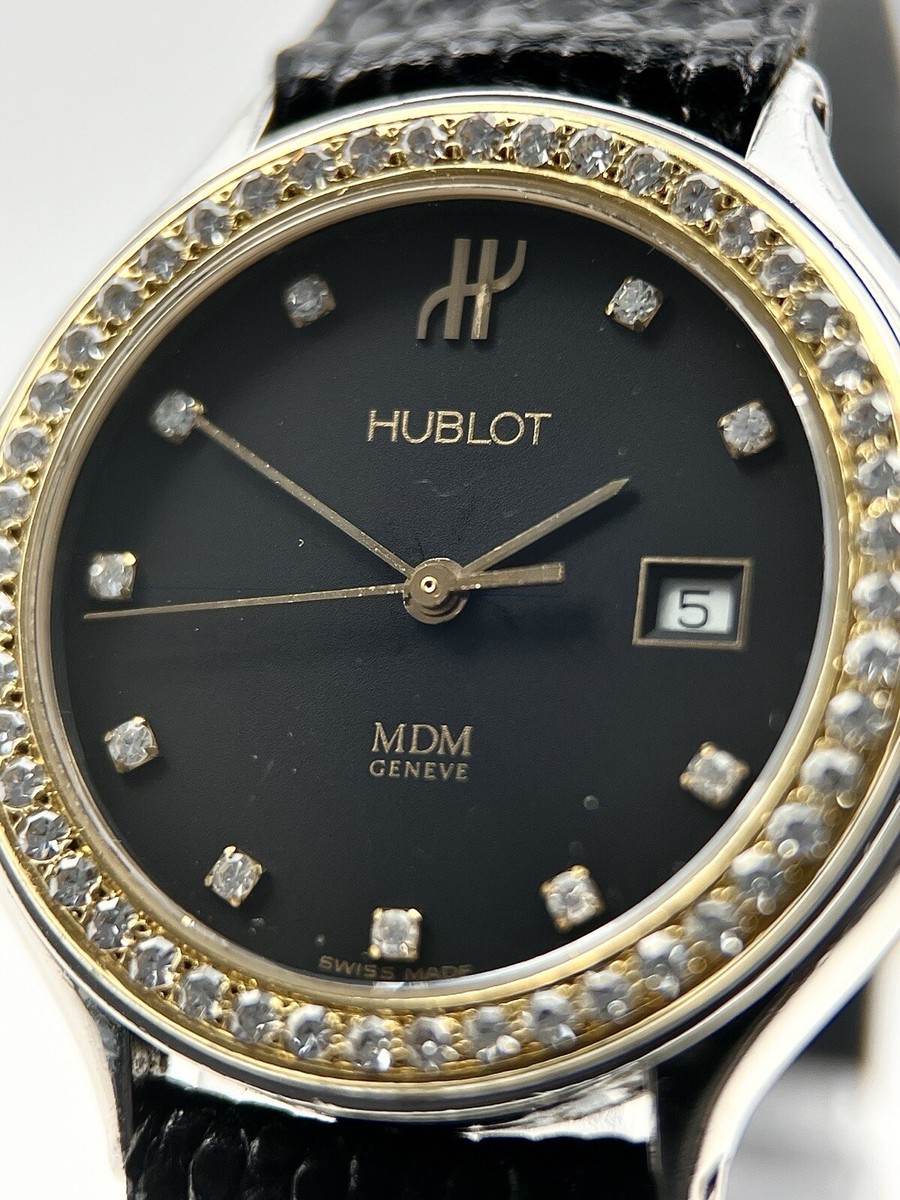 Hublot Elegance MDM Quartz Watch 31mm Black Dial Factory