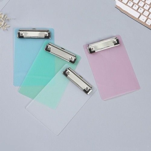 Colorful Pocket Clip Boards Plastic Clip Boards Offices A6 Clipboards