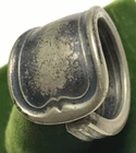 Vintage Silver Plated 15g Spoon Handle Ring Size 8.5