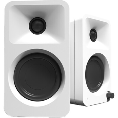 Kanto Audio Ora Lautsprecher weiß - Bluetooth Powered Active Desktop kompakt
