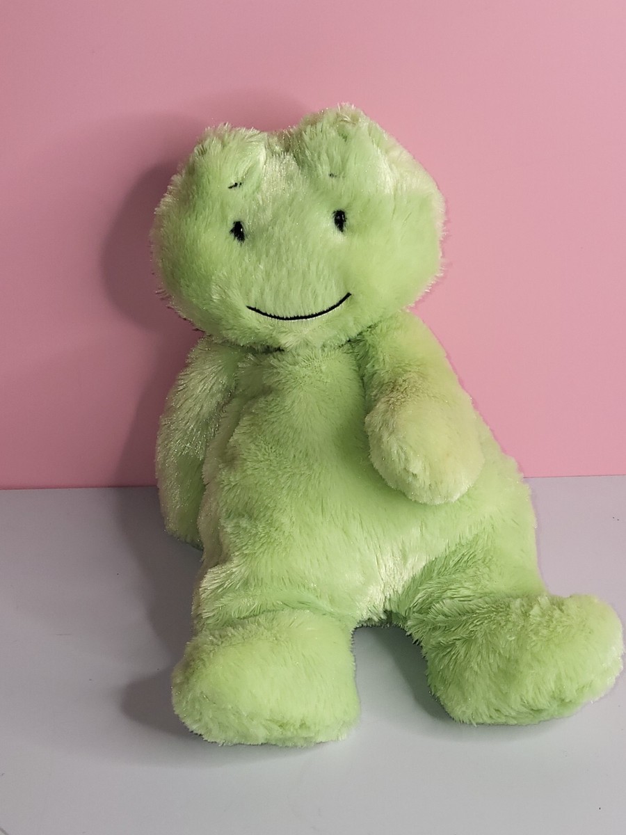 GANZ Pudding Pies Frog Plush Stuffed Animal Floppy Baby Toy Lovey
