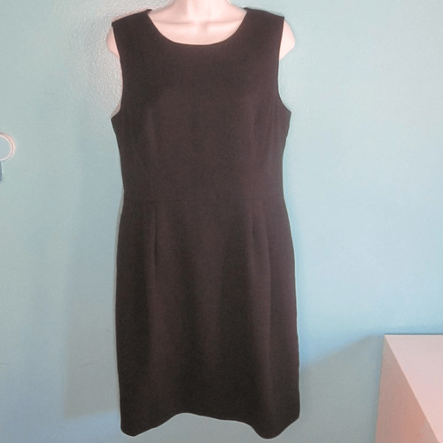 Kate Spade New York Tiff Black Sheath Work Dress - Womens Size 12