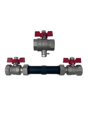 Wärmemengenzähler WMZ Einbausatz komplett inkl. Passstück 3/4''x110mm