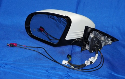 2017-2020 Mercedes W213 S213 E Class 4 Door Left Side View Mirror W/O Cam White