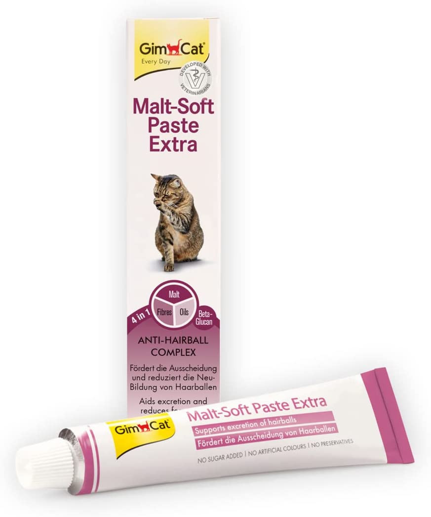 Malt-Soft Pasta Extra, Anti-Hairball Snack per Gatti Che Favorisce L’Espulsione