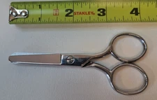 Gingher Scissors 4 Inch Rounded Pocket Shears Italy Blunt Tip