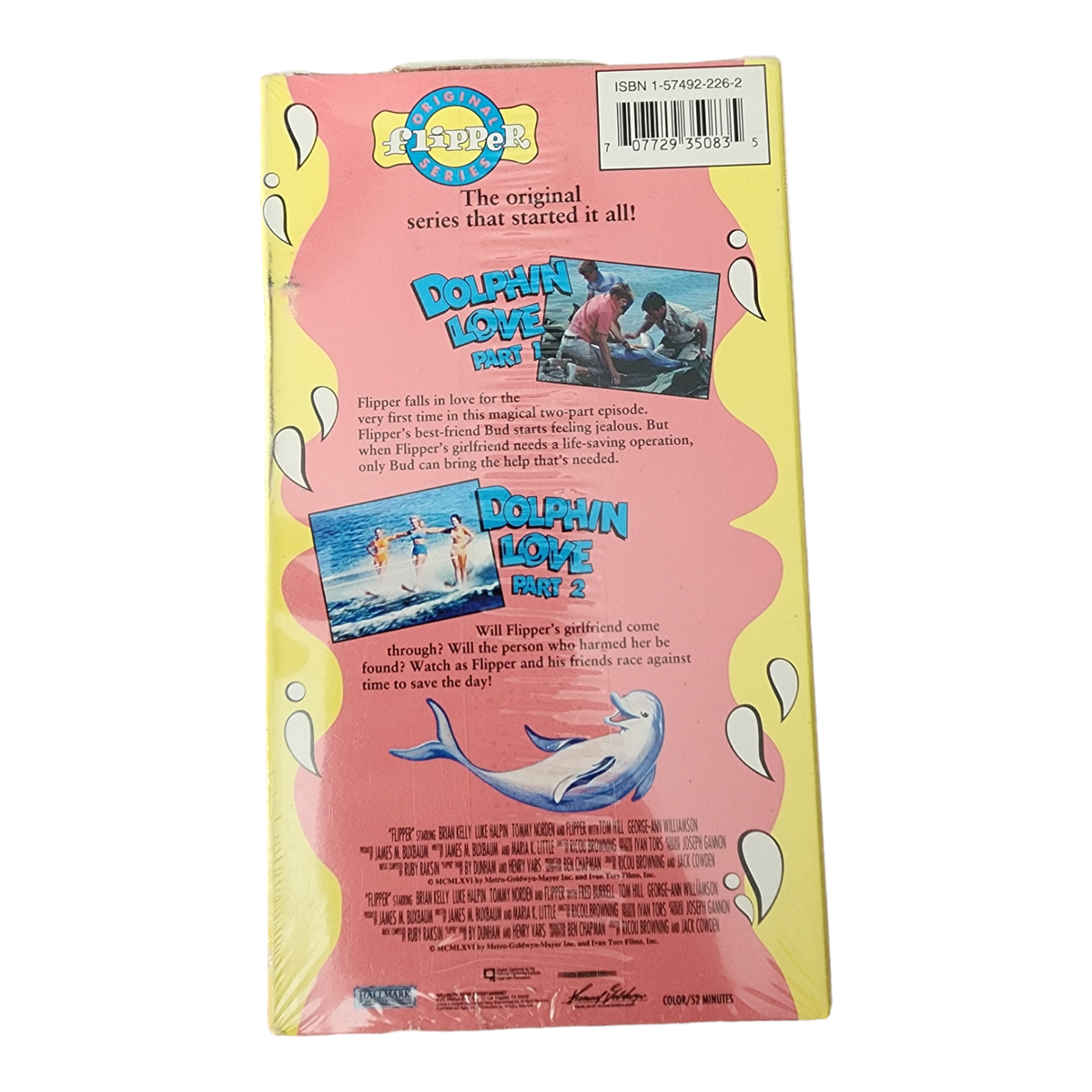 Triumph of Love [VHS](中古品) Flipper Original VHS Series Dolphin Love Parts 1 &2 Video Tape NEW