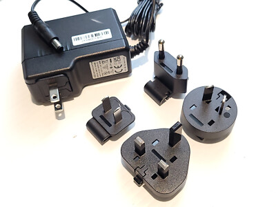 AMIGO AMS157-1203000F 12VDC 3.0A 36.0W AC Adapter w/ Input World Plug Kit
