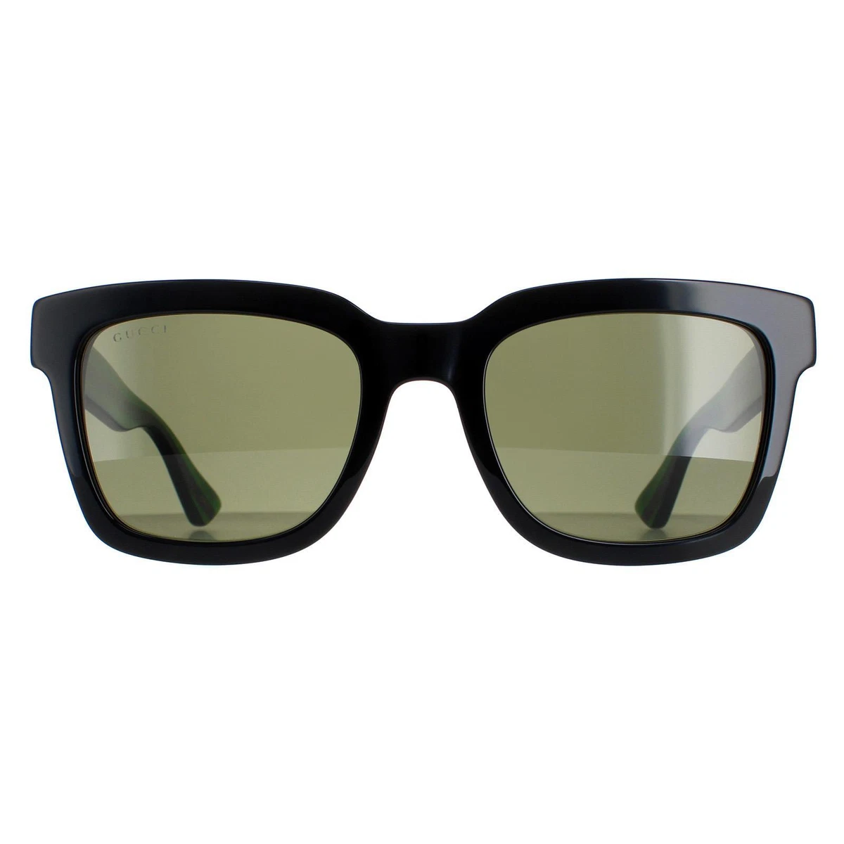 gucci black sunglasses with red and green stripe