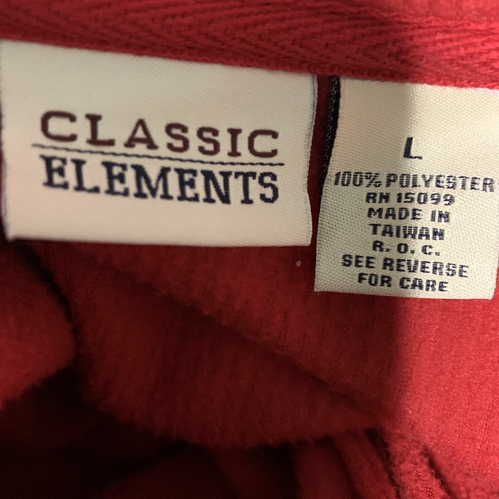 Classic Elements Red ribbed long sleeve  decorate… - image 8