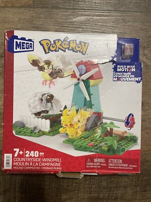 MEGA Construx Pokemon City Bus of The Wind, 240 Blocks And Game Construction