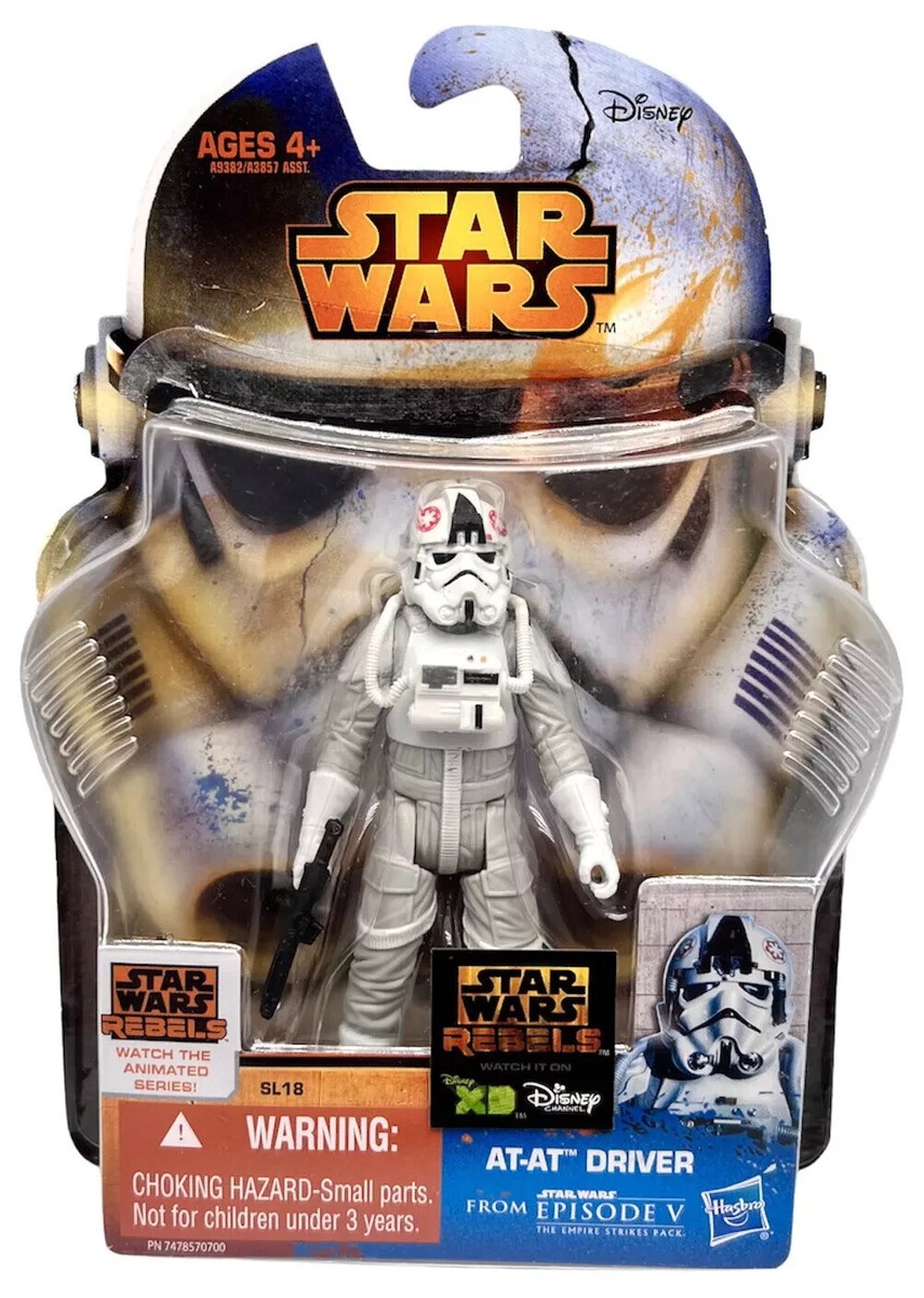 STAR WARS THE CLONE WARS SAGA LEGENDS AT-AT DRIVER 3 3/4 INCH